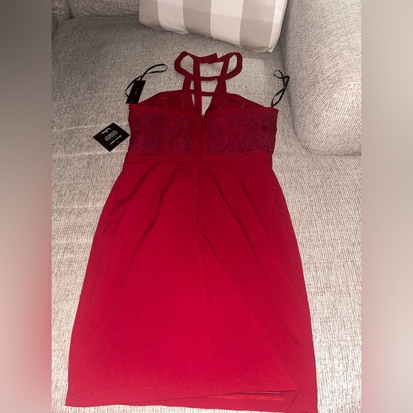NWT Lulu's Chic Red Mini Dress - Picture 7 of 7